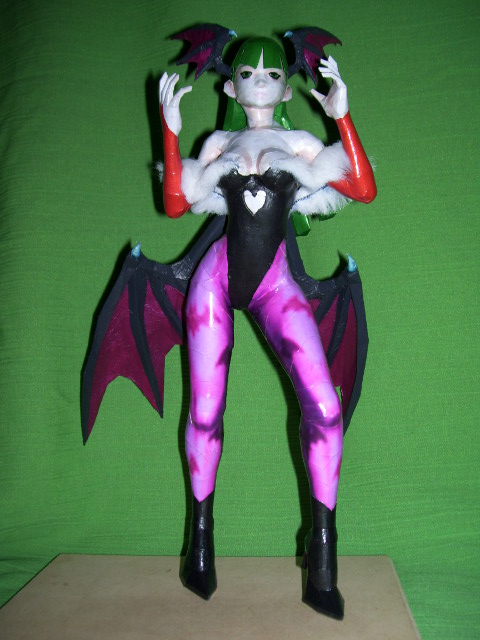 Morrigan Papercraft 1