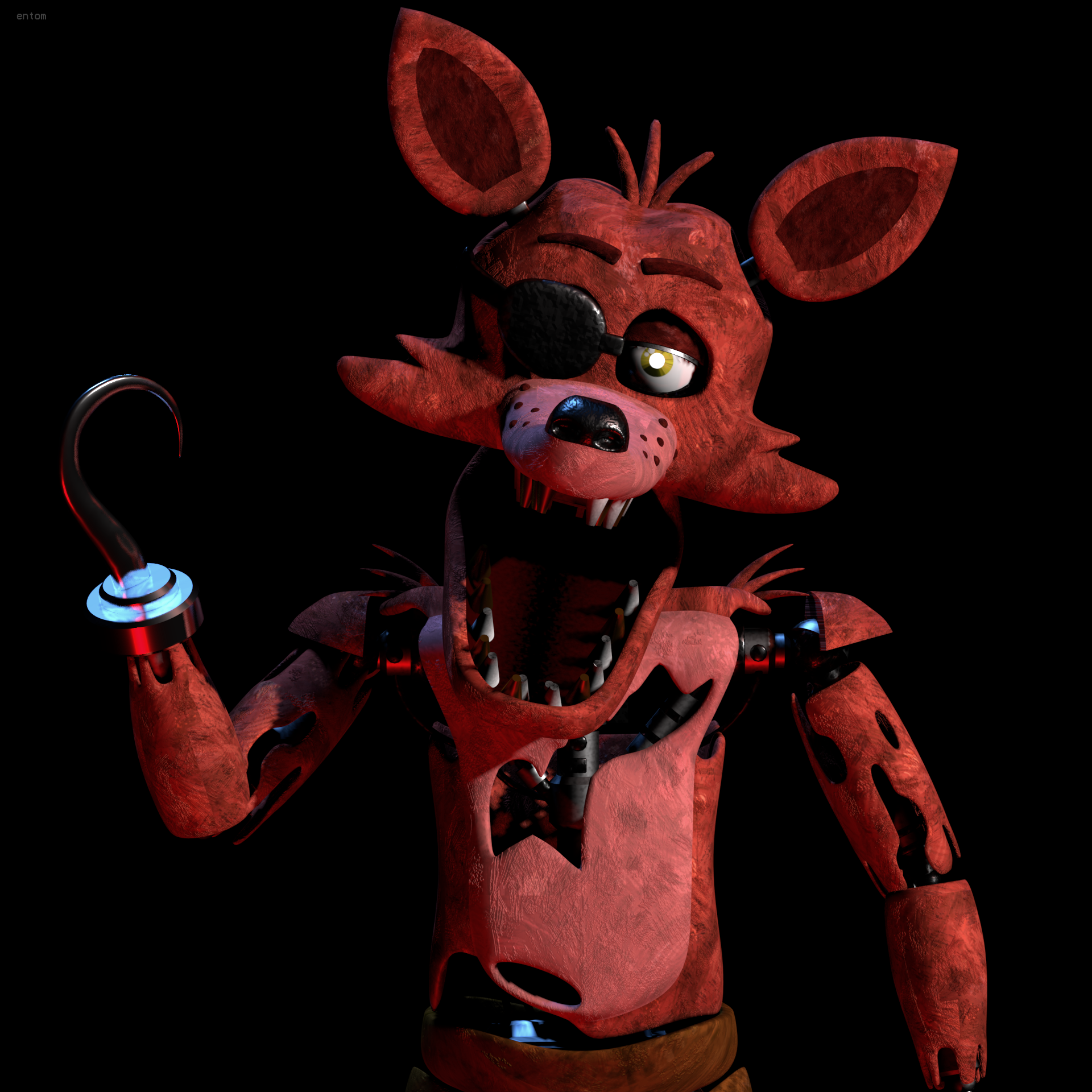 Withered foxy fnaf 2 custom night mugshot by springyt on DeviantArt