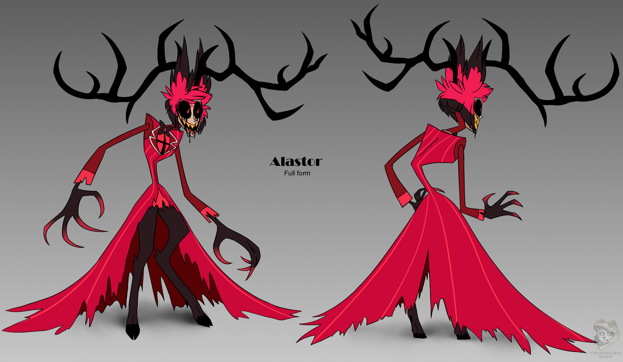 Alastor Full Form (Ref Sheet) by TyrannosaurusBichon on DeviantArt
