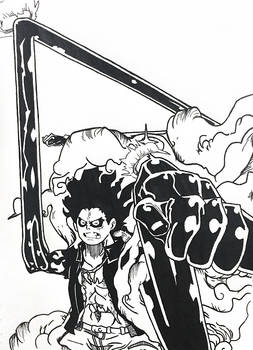 Gelpen Sketch Of Monkey D Luffy Gear 4th Snakeman By Exaltsescapism On Deviantart Gelpen Sketch Of Monkey D Luffy Gear 4th Snakeman By Exaltsescapism On Deviantart