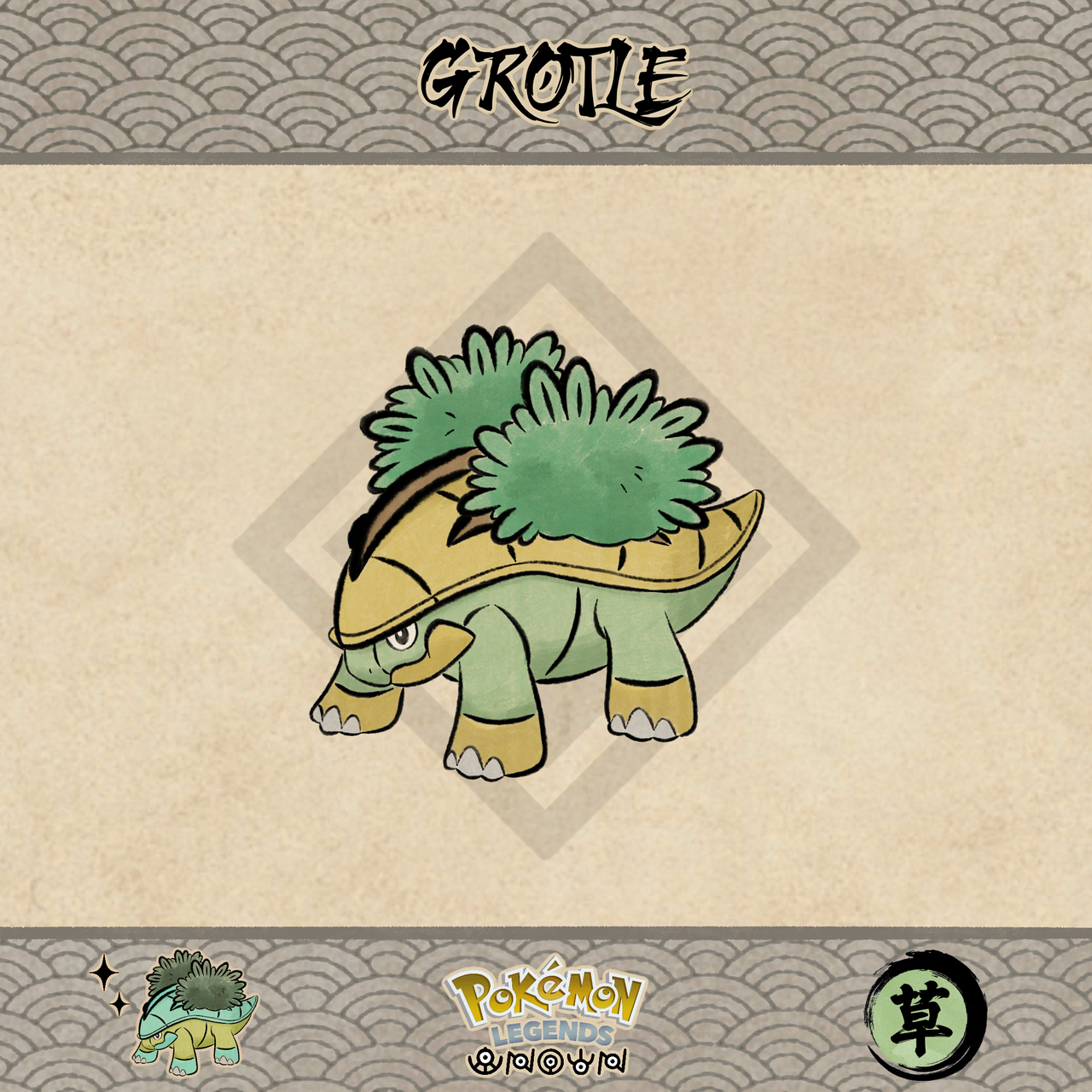 Grotle Rhyperior Grotle by Eclairattack on DeviantArt