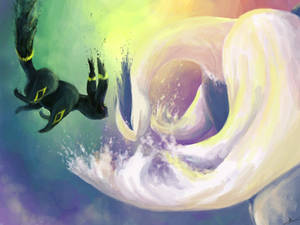 Lugia and Umbreon