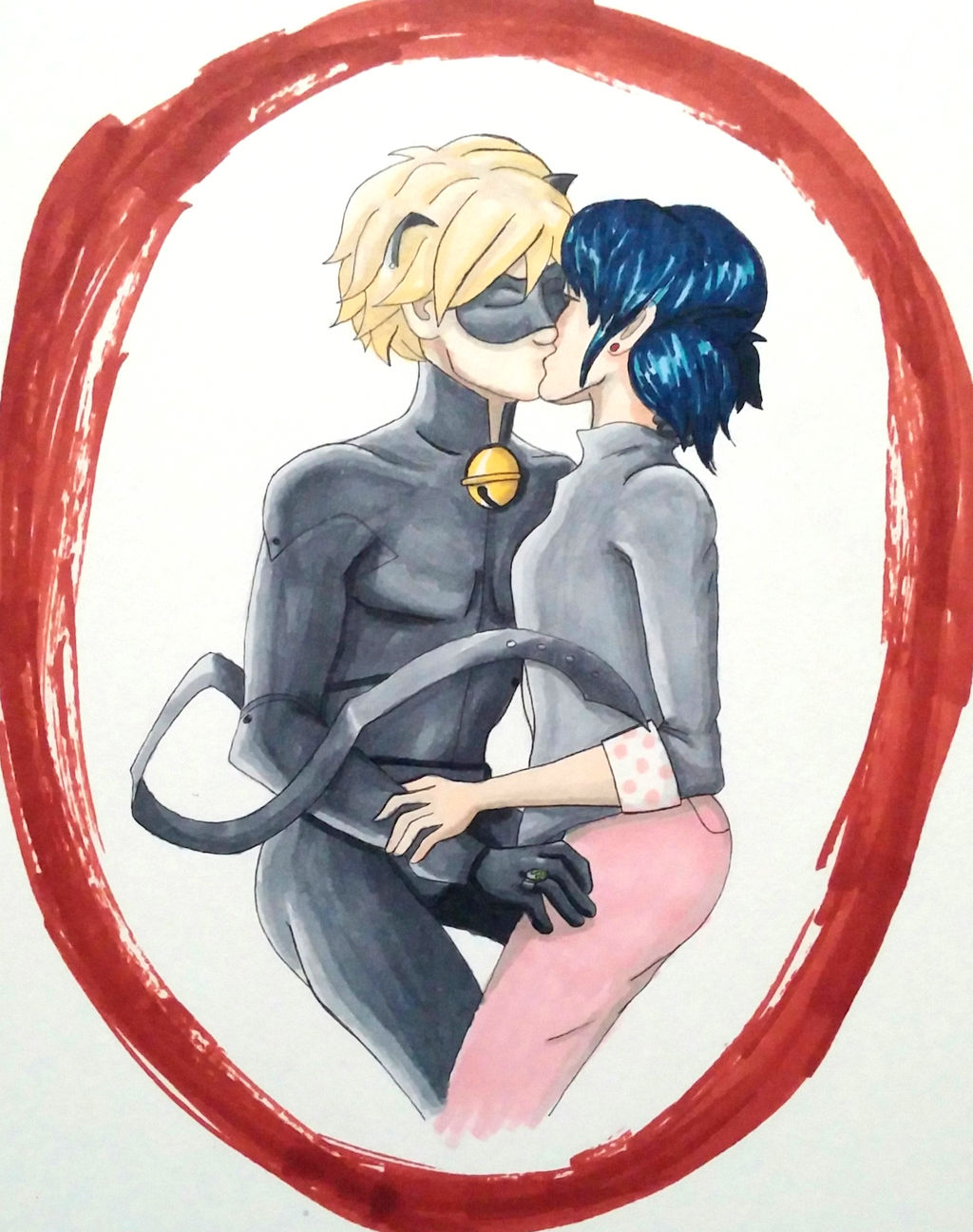 Marichat Kiss By Aubundance On DeviantArt marichat-kiss-by-aubundance-on-deviantart