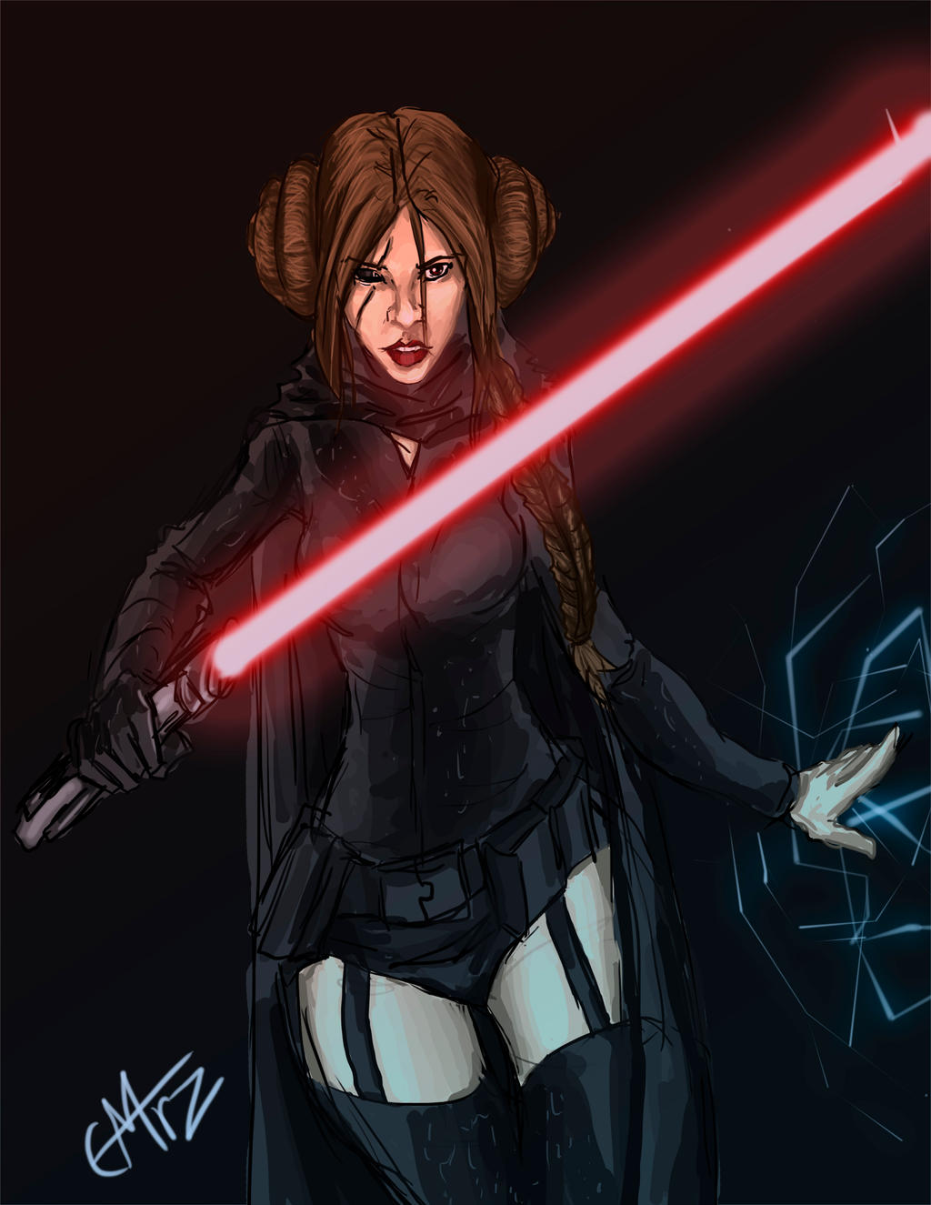 Leia Vader By Alazoso On DeviantArt.