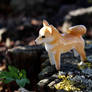 shiba inu dog figurine