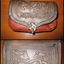 Viking carved belt bag