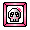 Cute skull pixel