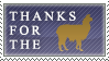 DA Thanks for the Llama Stamp