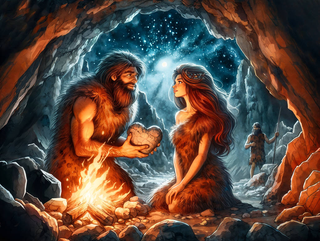 Prehistoric Valentine's Proposal