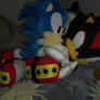 Sonic bugging Shadow