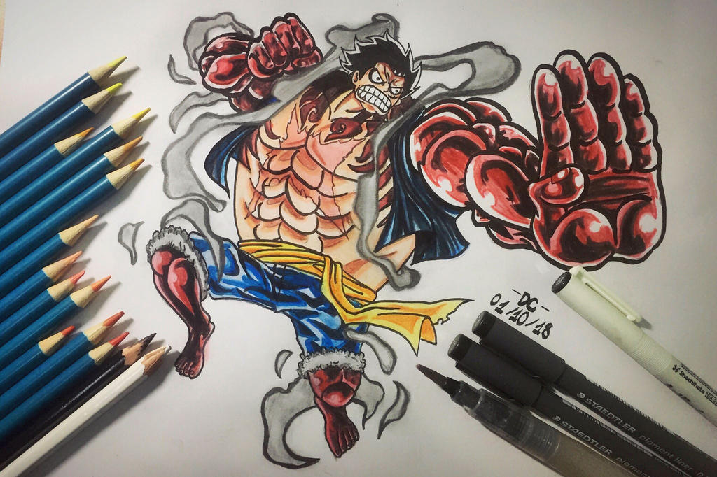 Luffy Gear Fourth One Piece By Drawingcomicsz On Deviantart Luffy Gear Fourth One Piece By Drawingcomicsz On Deviantart