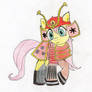 Fluttershy samurai