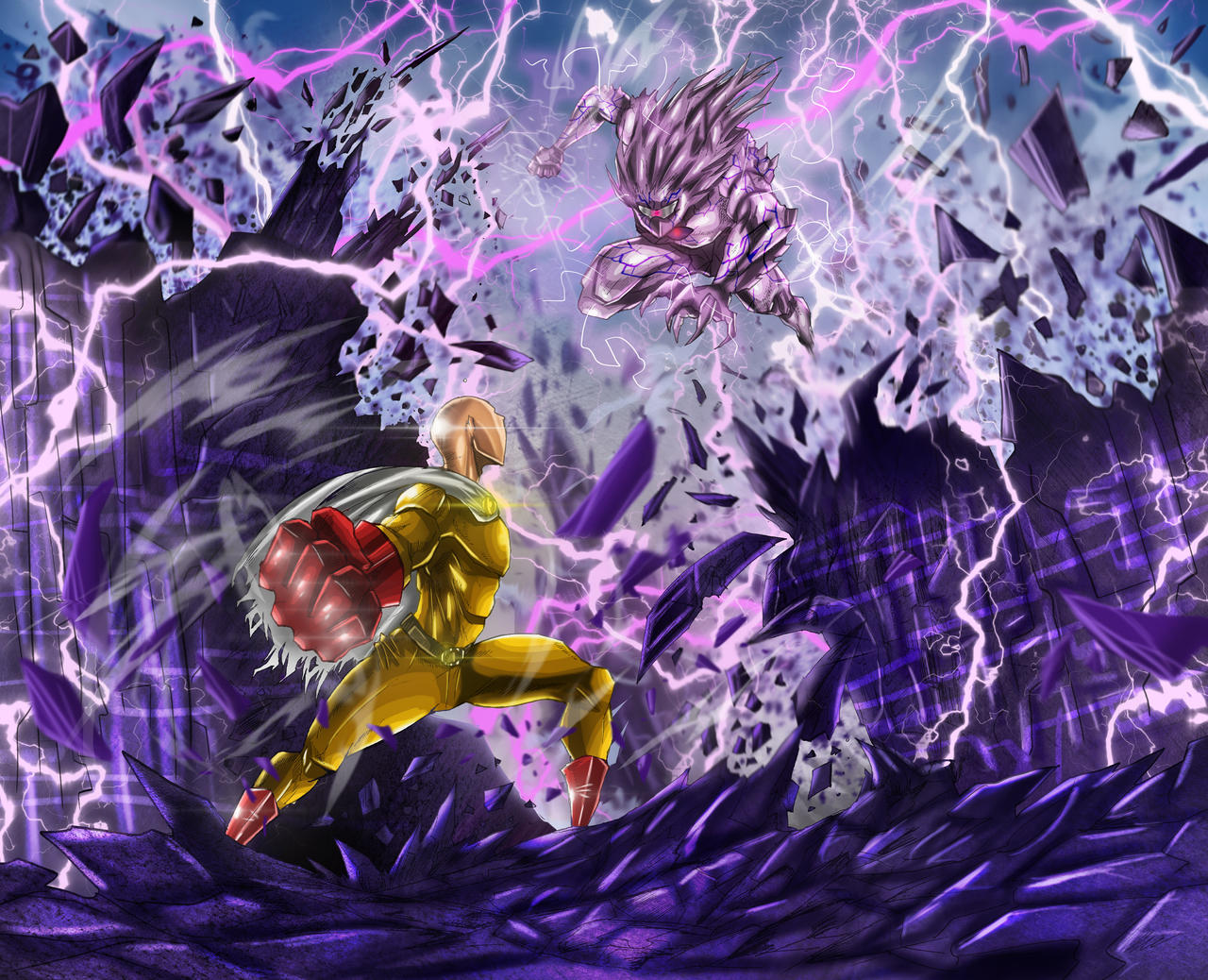 One Punch ManSaitama vs Boros by sajol201460 on DeviantArt