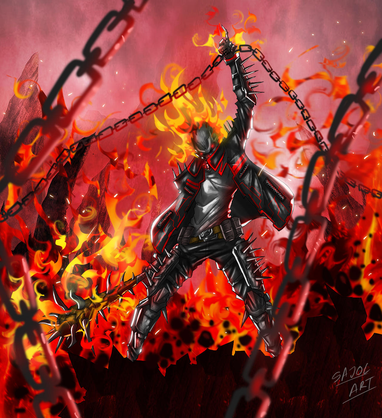 Ghost Rider Fanart by sajol201460 on DeviantArt