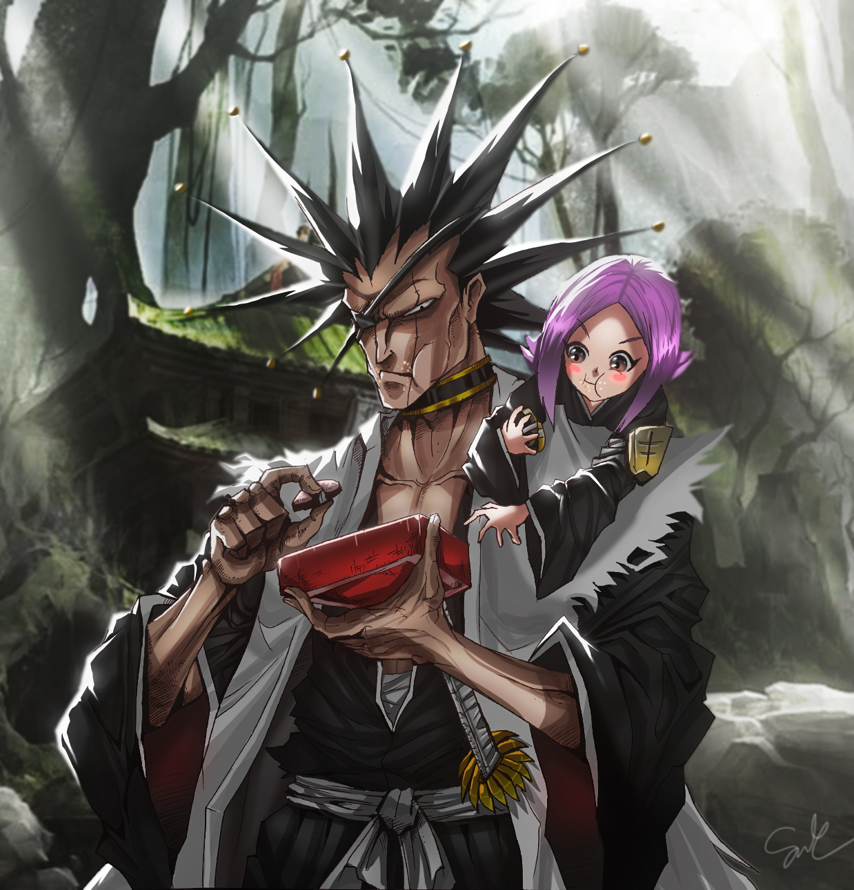 Zaraki Kenpachi fanart : r/bleach