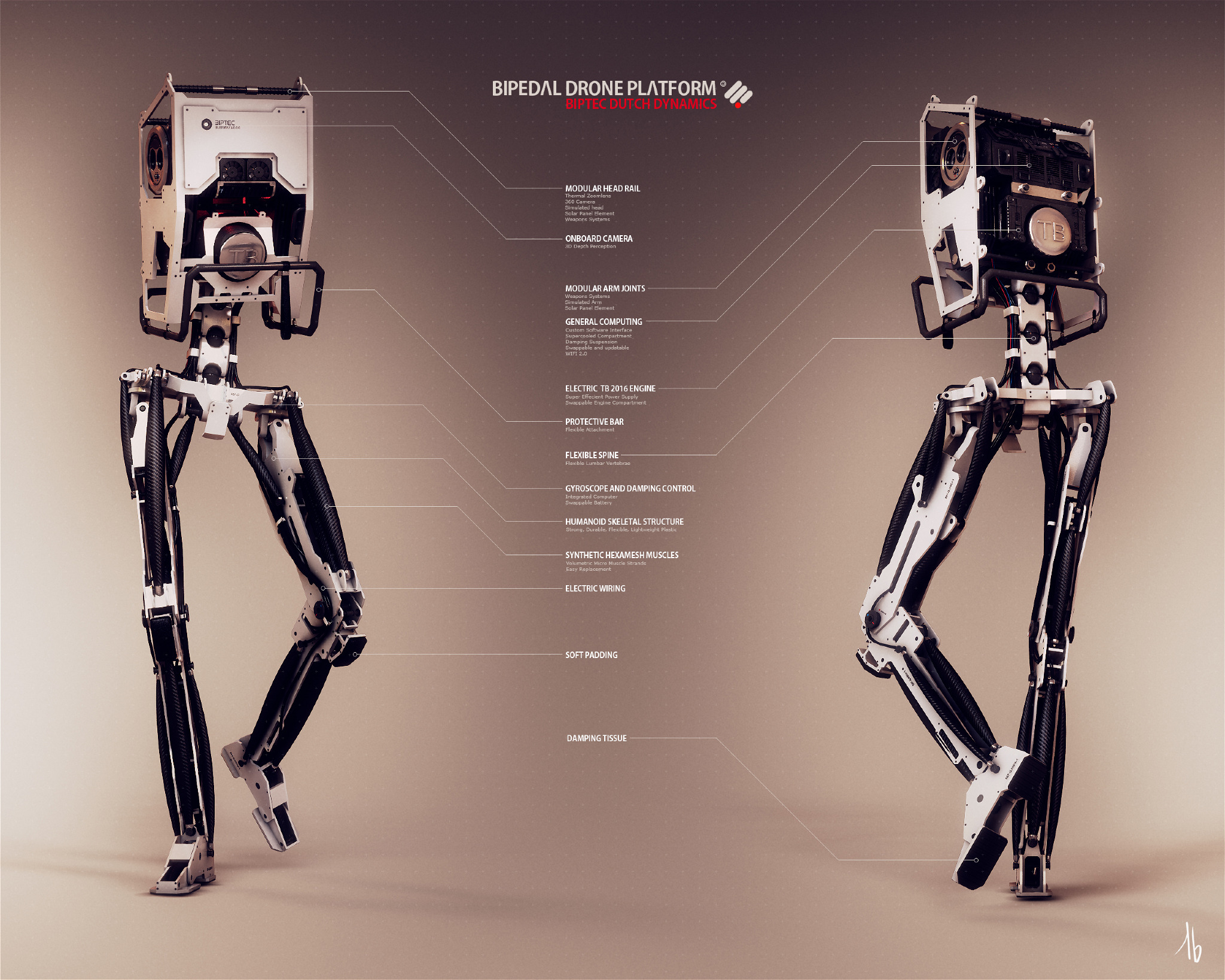 Bipedal Drone Platform