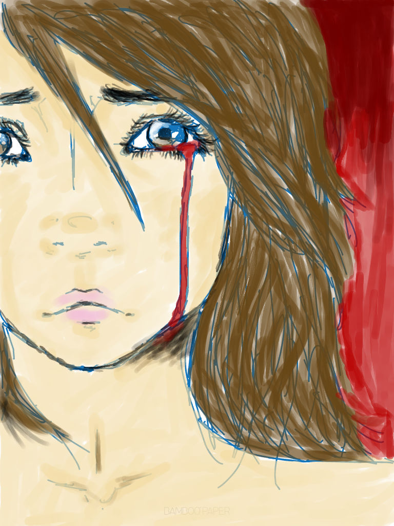 tear of blood... by watashi-no13 on DeviantArt