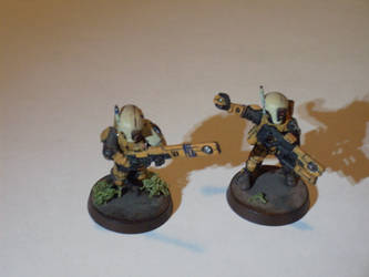 Warhammer 40k Tau soldiers