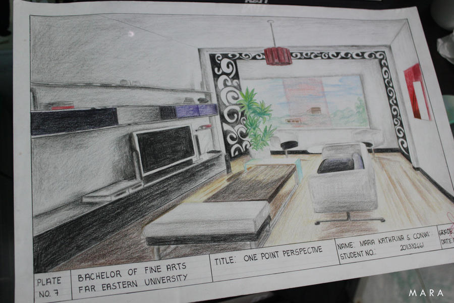 One Point Perspective Drawing By Ftgtmc On Deviantart One Point Perspective Drawing By Ftgtmc On Deviantart