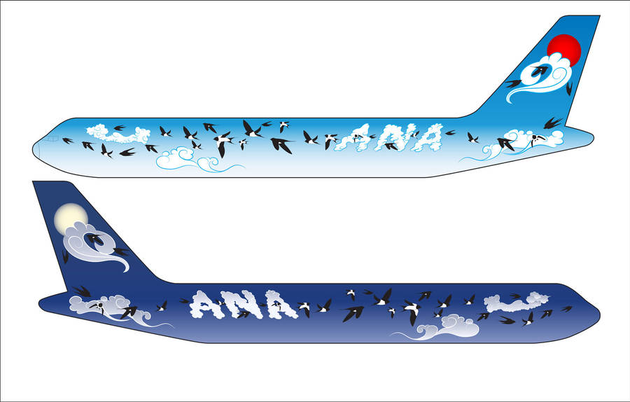 ANA aircraft body design by Helgajas
