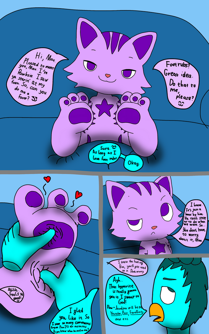 Maxthunderbird Deviantart Pawbsie's Foot Rubs by MaxThunderbird on DeviantArt