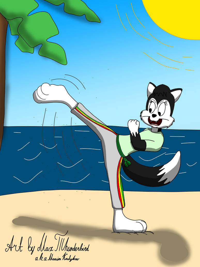 Maxthunderbird Deviantart Capoeira Kira Gets on Her Feet by MaxThunderbird on DeviantArt