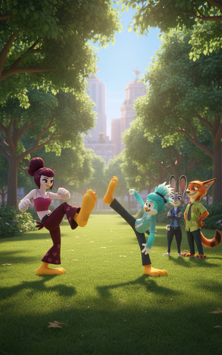 Maxthunderbird Deviantart What if..? - Capoeira training at the park (AI) by MaxThunderbird on ...