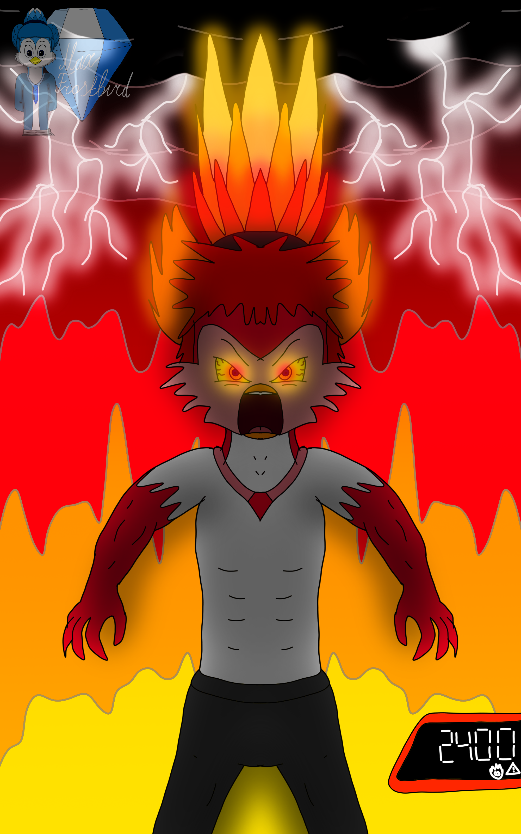Maxthunderbird Deviantart Extreme Max Frostbird (or Max Flamebird) by MaxThunderbird on DeviantArt