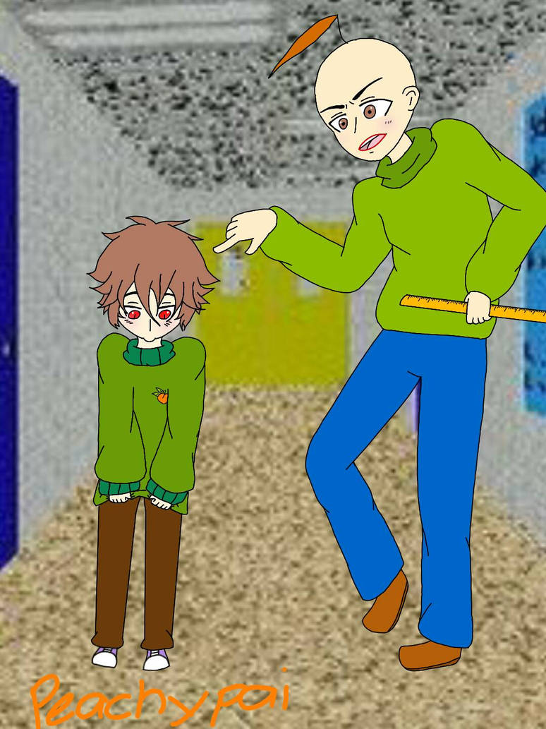Baldi Sunset Baldi's Basics in Education and Learning by MyNameIsPeachy on DeviantArt