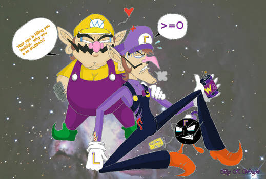 Waluigi and Wario moment