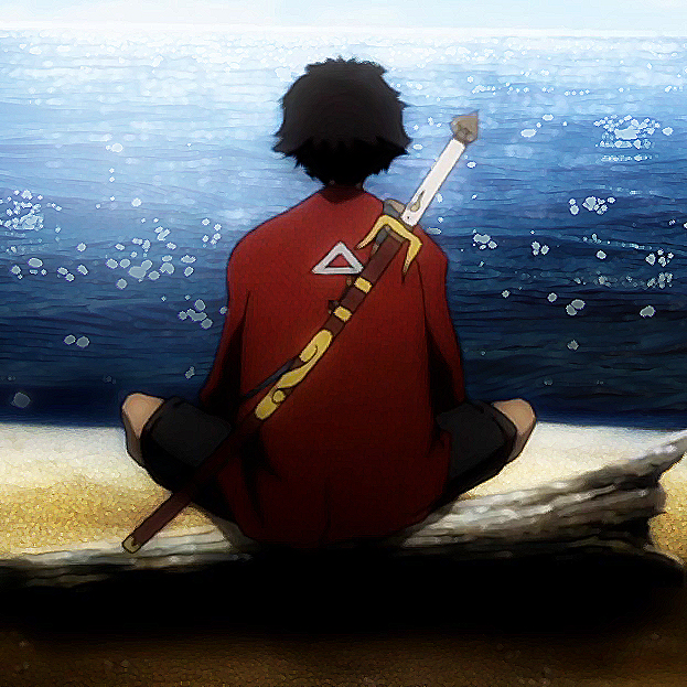 Mugen Staring At The Sea