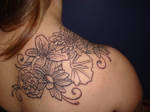 Flower Tattoo on Skin