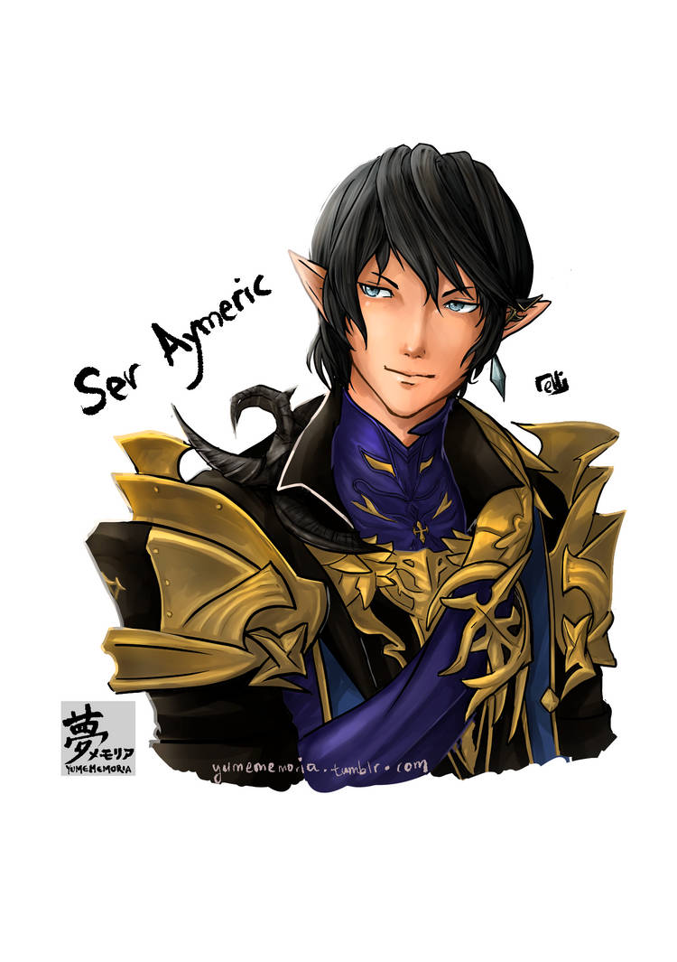 FFXIV - Ser Aymeric by yumememoria on DeviantArt