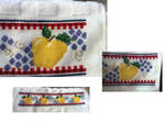 Apple and  Grape Kitchen Towel by SpitfireFae