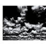 Clouds in a rush BW