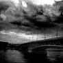 A bridge in Budapest B/W