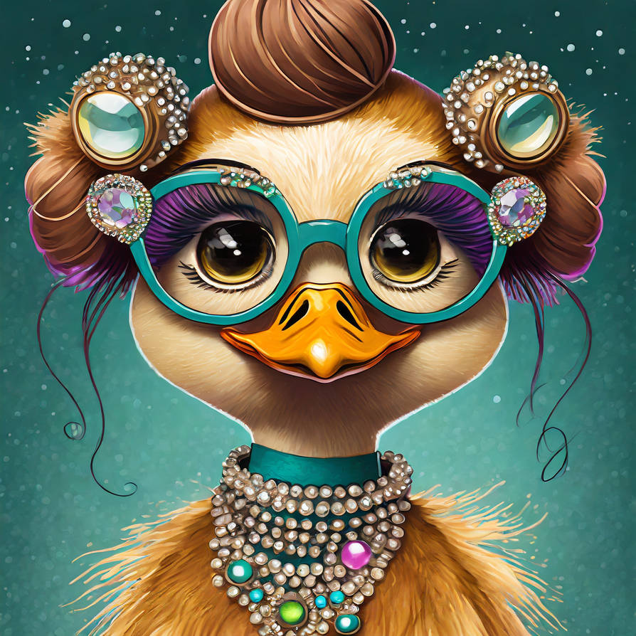 Firefly a colorful fancy and happy rich girl duck by SHEsSoArtsy on ...