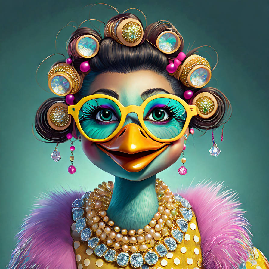 Firefly a colorful fancy and happy rich girl duck by SHEsSoArtsy on ...