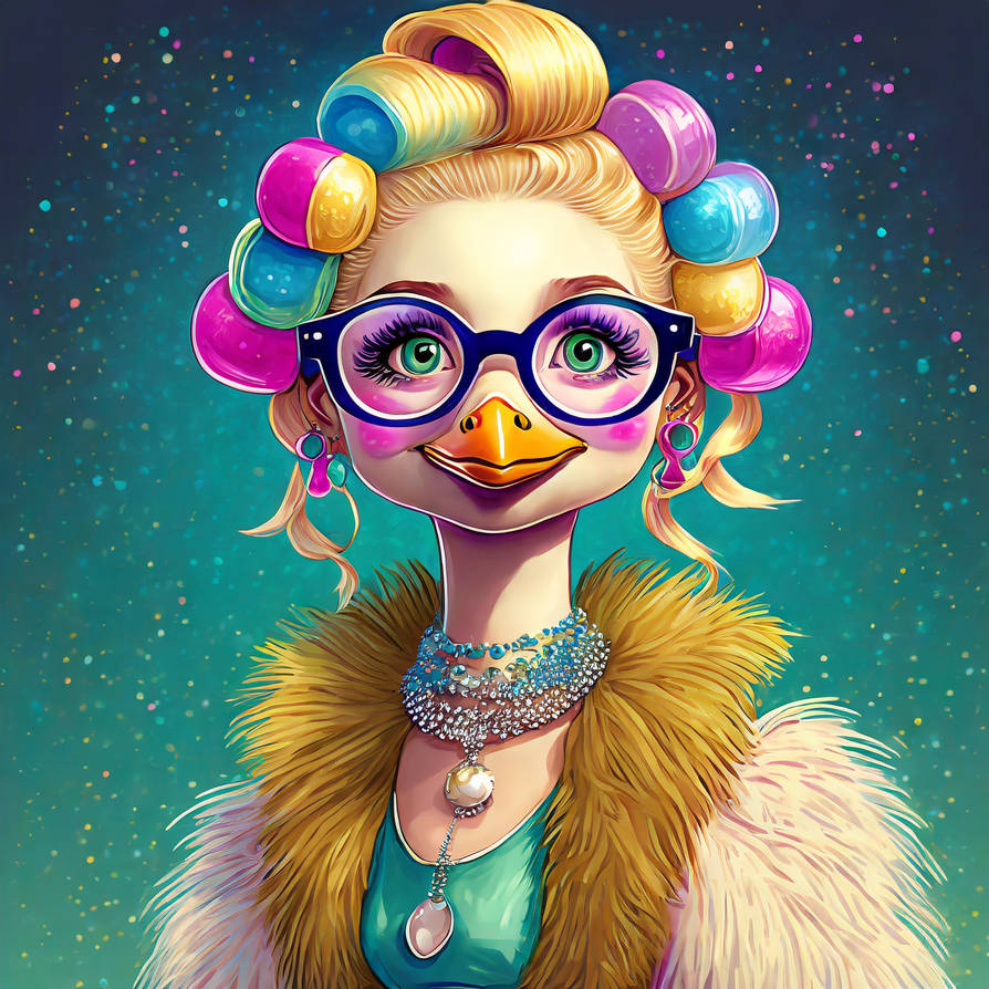 Firefly a colorful fancy and happy rich girl duck by SHEsSoArtsy on ...