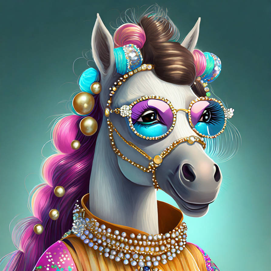 Firefly a colorful fancy and happy rich girl horse by SHEsSoArtsy on ...