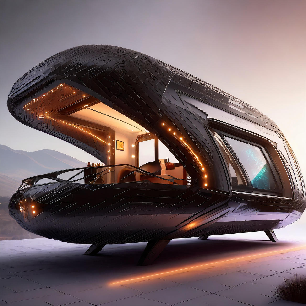 Firefly futuristic camper. full view highly detai by SHEsSoArtsy on ...