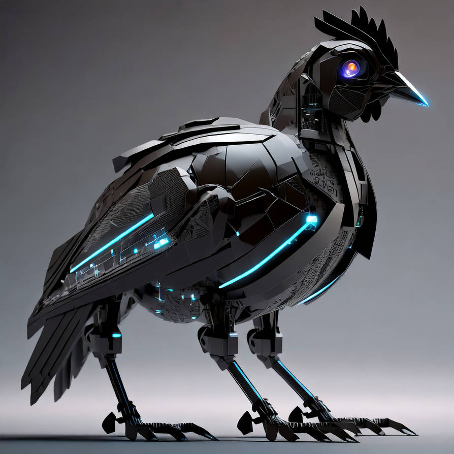 Firefly futuristic chicken robot full view highl by Cher235a on DeviantArt