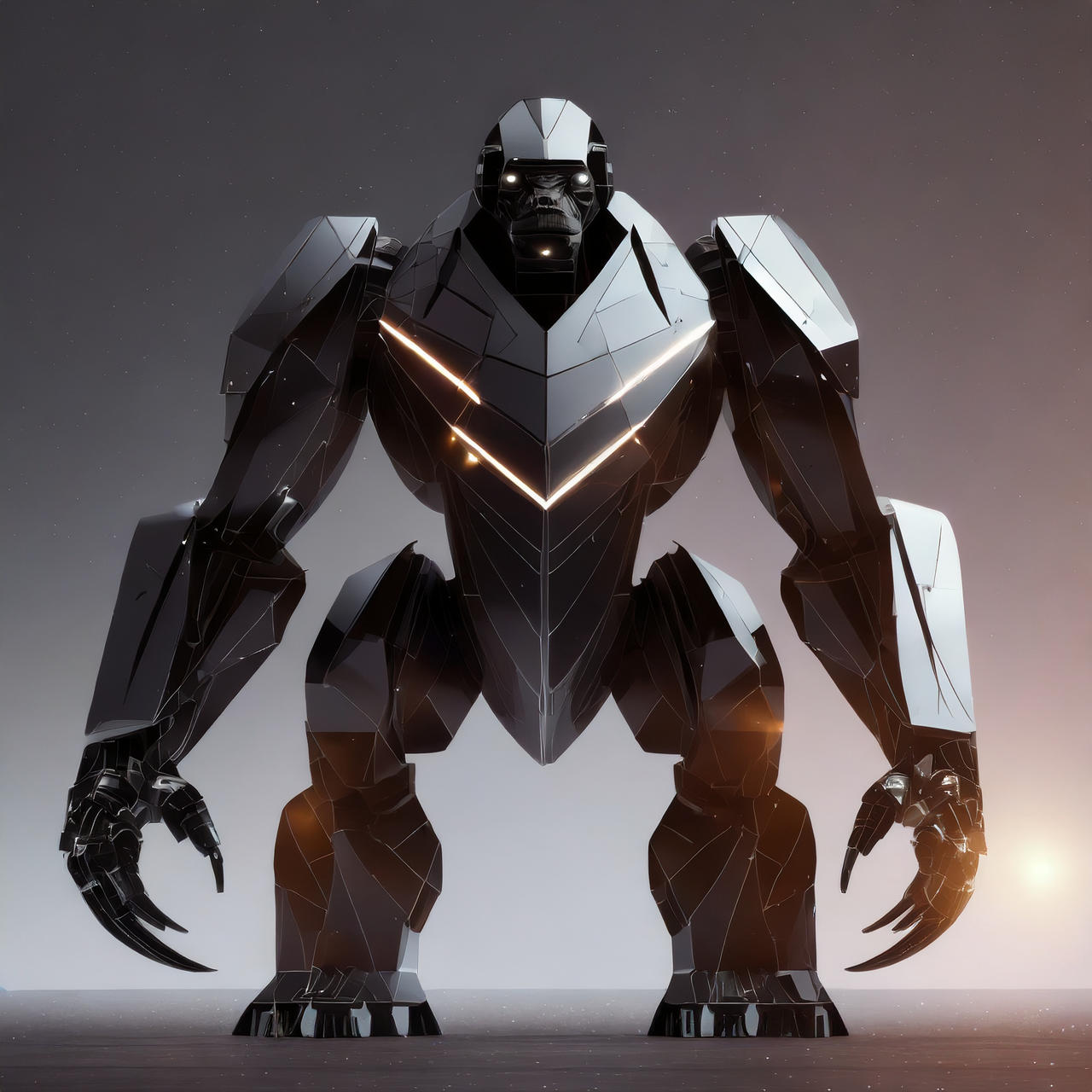 Firefly Futuristic Gorilla Robot Full View High By SHEsSoArtsy On firefly-futuristic-gorilla-robot-full-view-high-by-shessoartsy-on