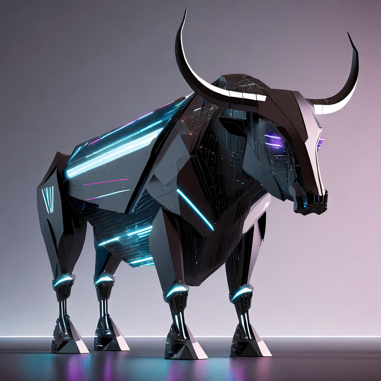 Robot Riding Bull Firefly futuristic longhorn bull robot full view by Cher235a on DeviantArt