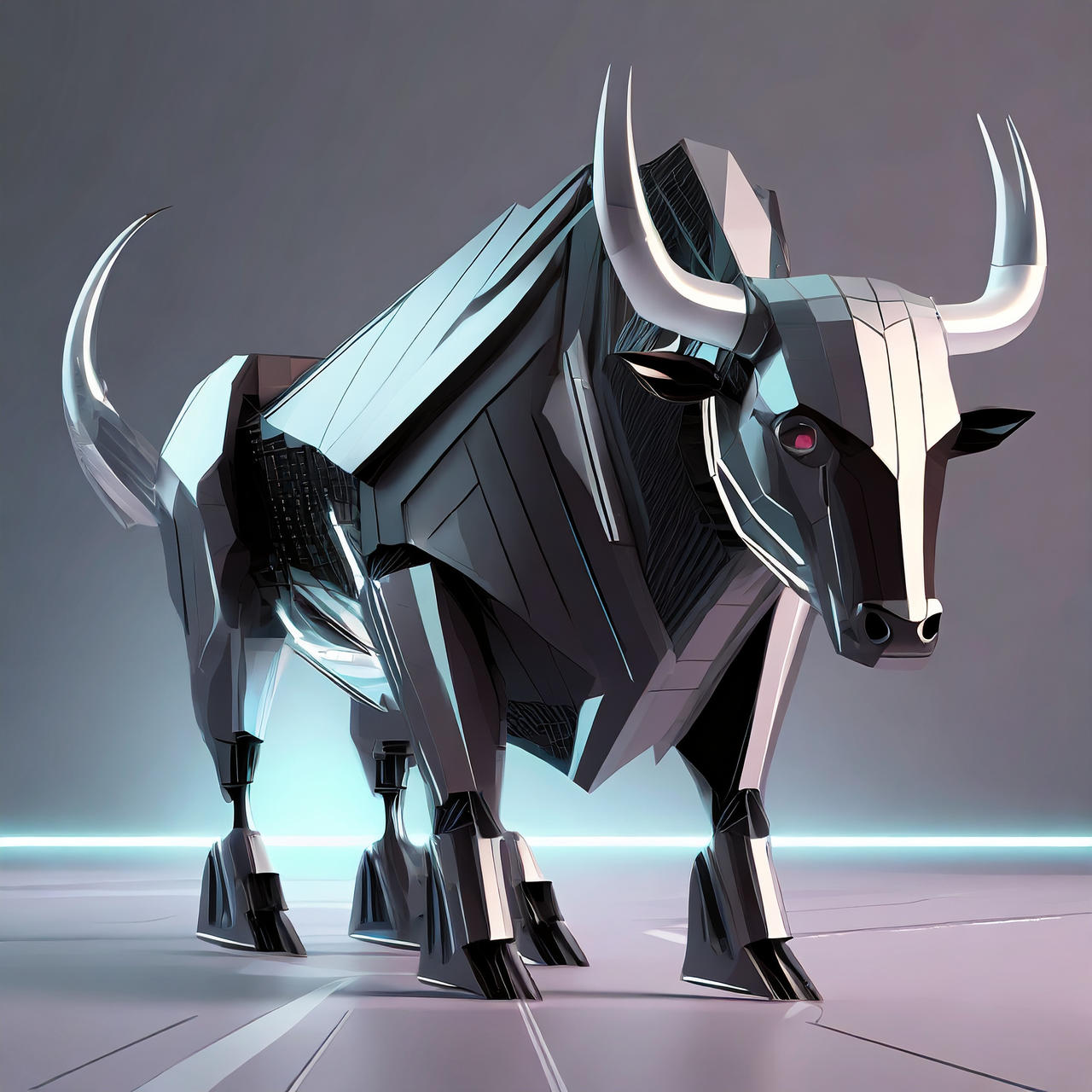 Robot Riding Bull Firefly futuristic longhorn bull robot full view by Cher235a on DeviantArt