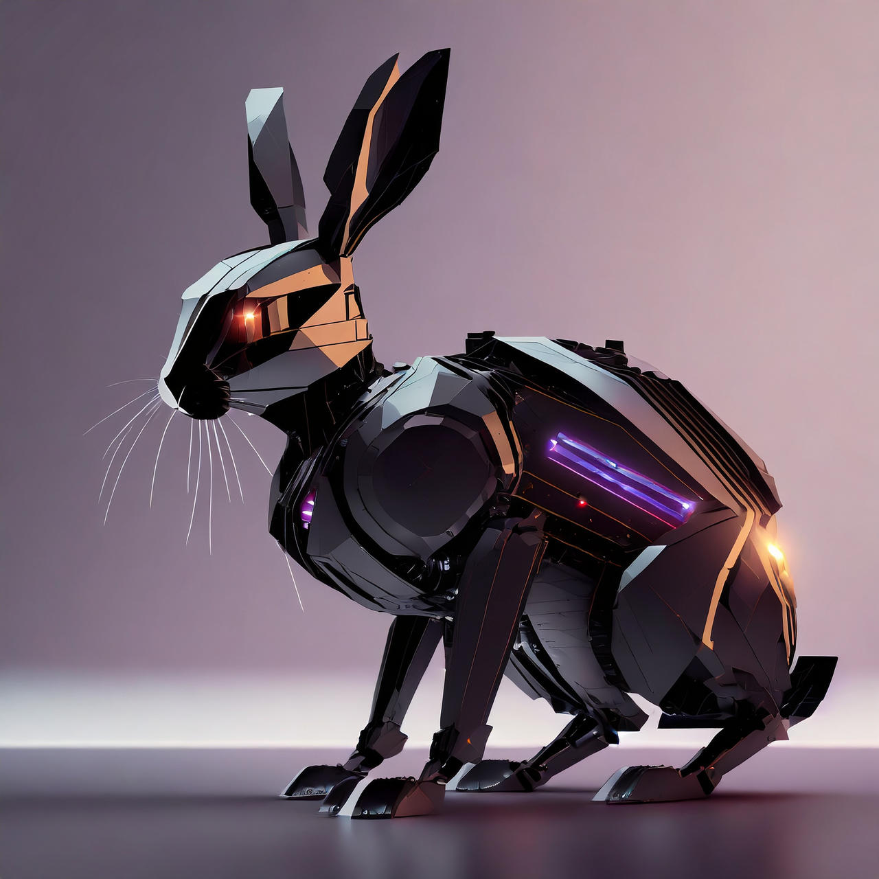 Firefly futuristic rabbit robot , full view highl by Cher235a on DeviantArt