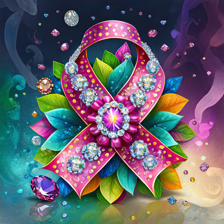 Colorfull Cancer Ribbon Firefly 3d colorful cancer awareness ribbon accent by Cher235a on ...