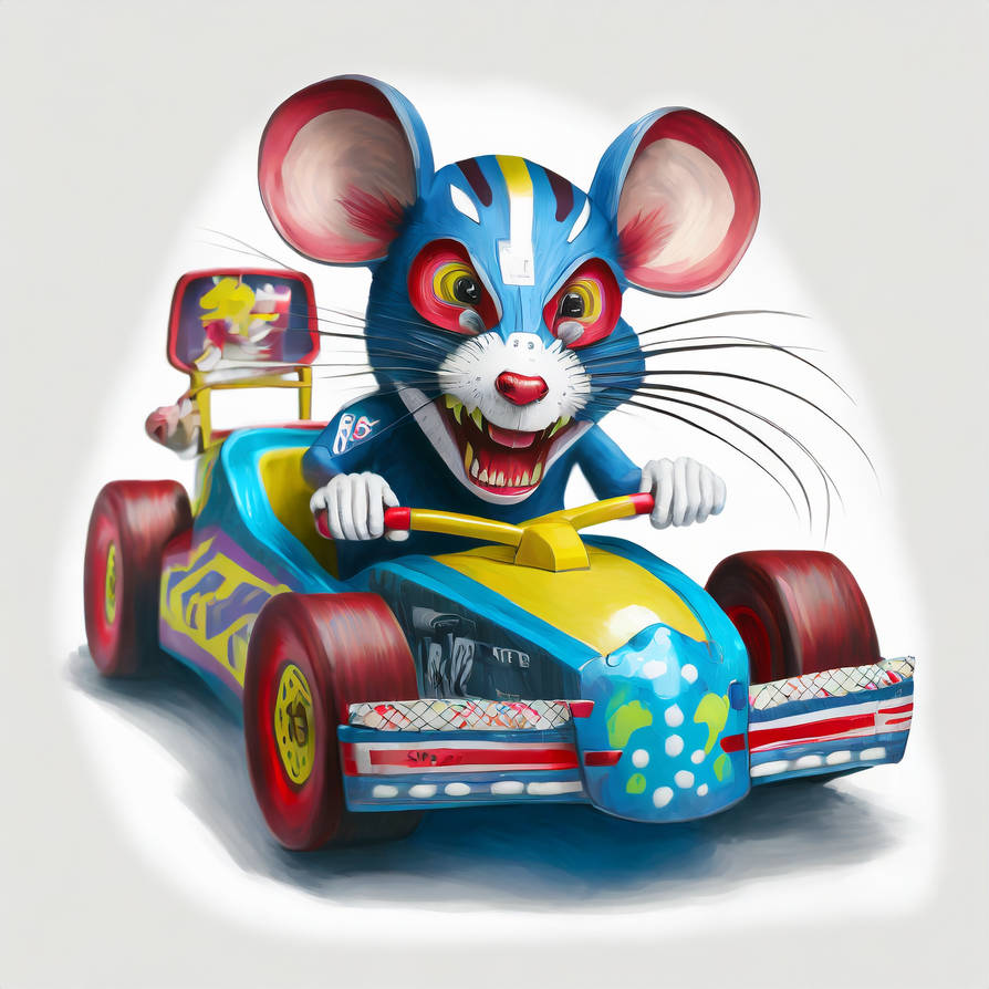 Angry Race Car Mouse by Cher235a on DeviantArt