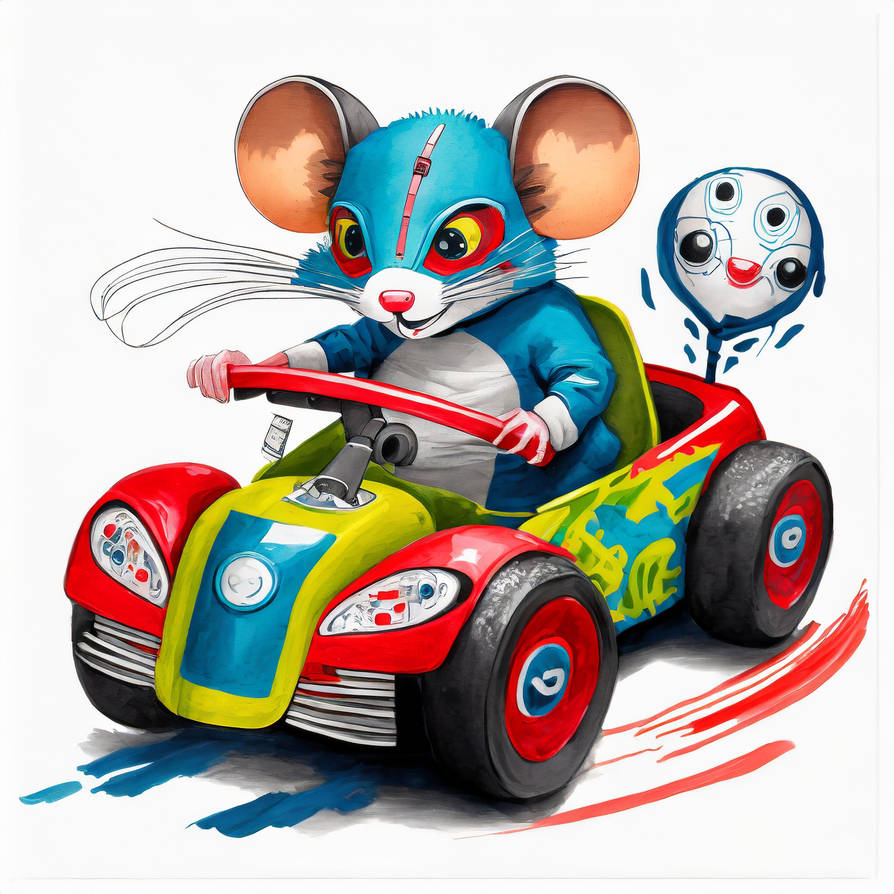 Race Car Mouse Art by Cher235a on DeviantArt