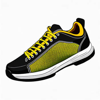 digital illustration of TENNIS SHOE